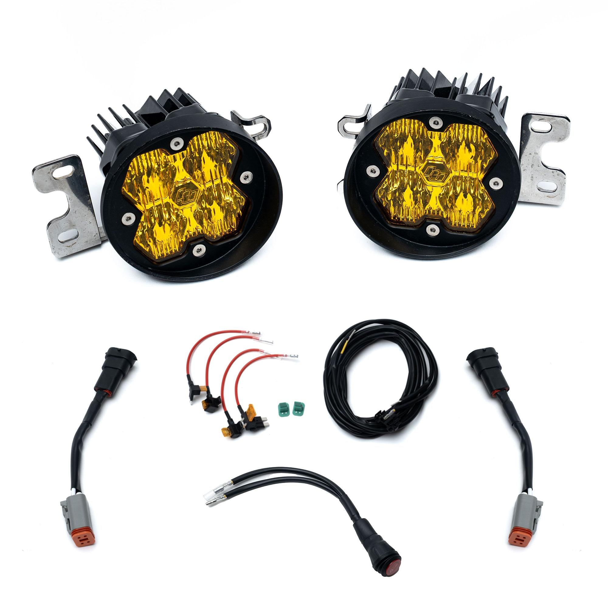 Squadron-R 2.0 Sport Fog Pocket Light Kit Toyota 2010-24 4Runner 2012-23 Tacoma 2014-21 Tundra Baja Designs
