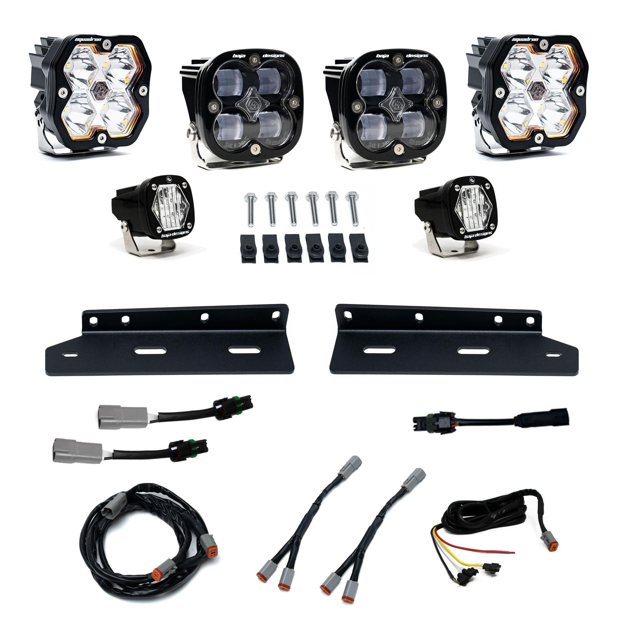 Squadron 2.0 Sport/Squadron Sae/S1 Fog Pocket Light Kit Ford 2021-26 F-150 Raptor Baja Designs
