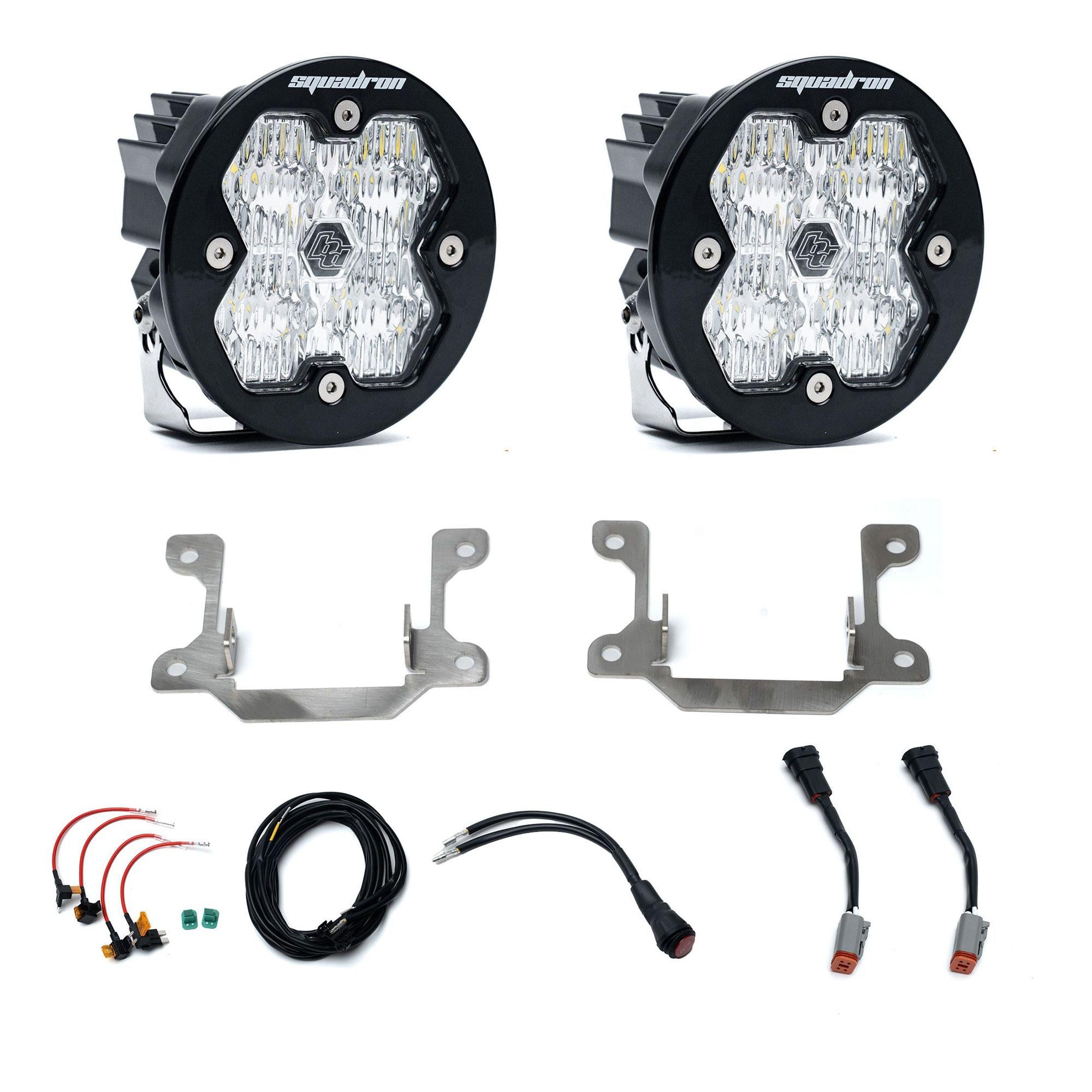 Squadron 2.0 Sport Fog Pocket Light Kit Ram 2019-25 2500/3500 Big Horn Baja Designs