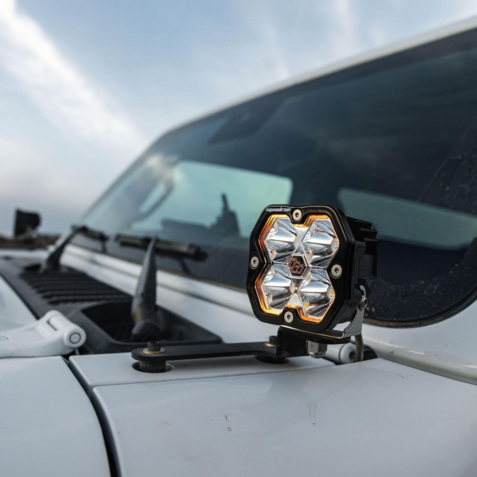 Squadron 2.0 Sport A-Pillar Light Kit Jeep 2018-26 Wrangler JL 2020-26 Gladiator JT Baja Designs