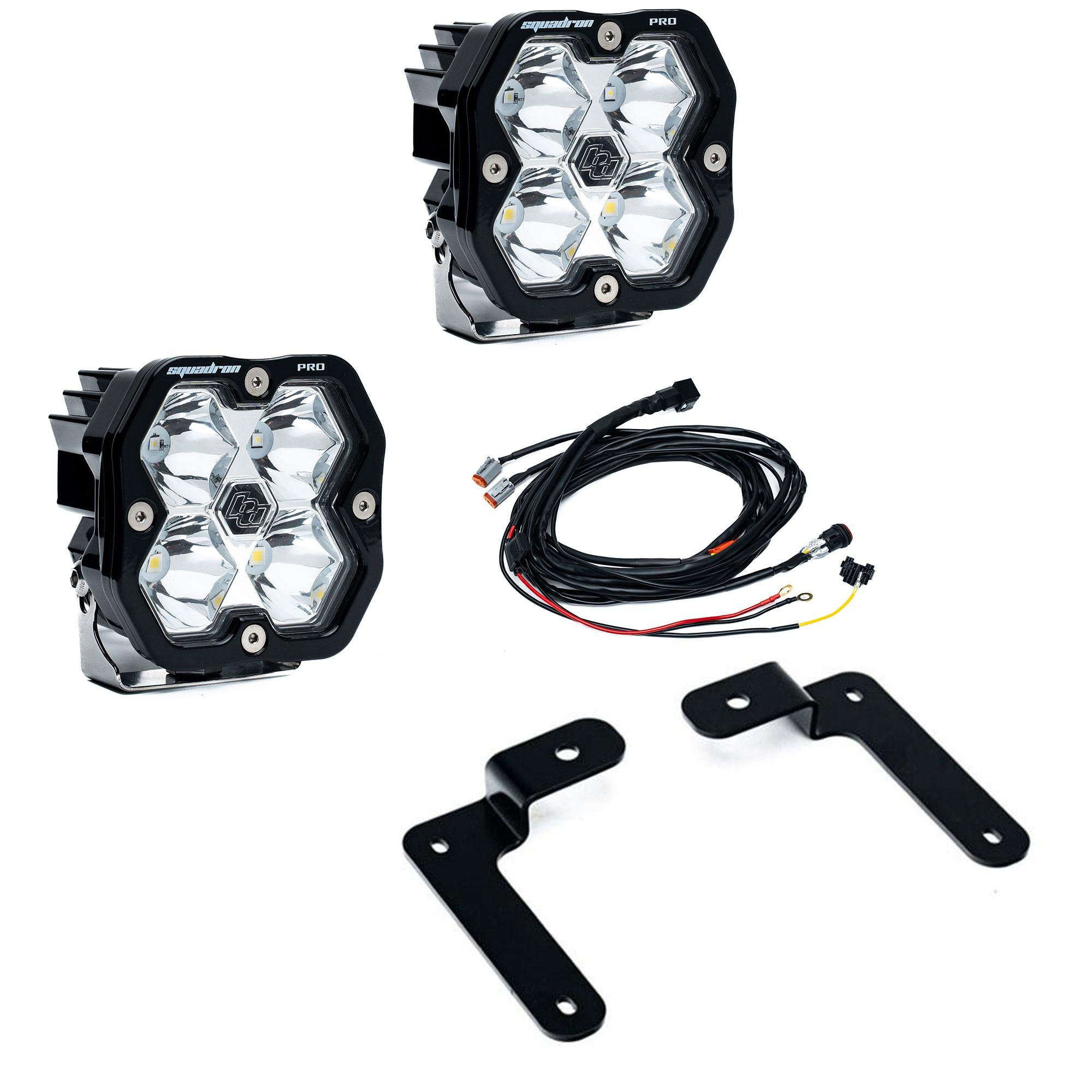 Squadron 2.0 Pro A-Pillar Light Kit Jeep 2018-26 Wrangler JL 2020-26 Gladiator JT Baja Designs
