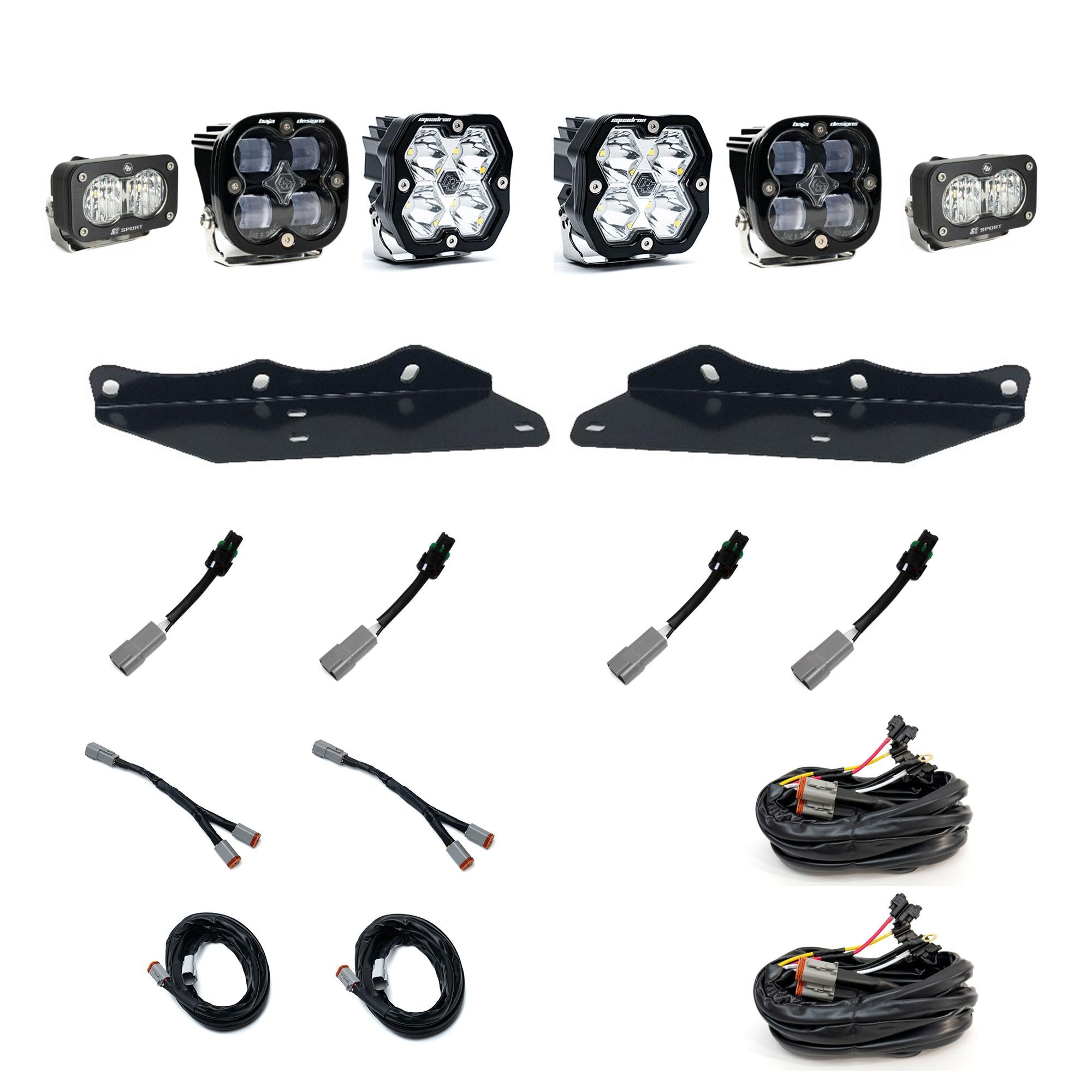 Squadron 2.0 Sport/Squadron Sae/S2 Sport Fog Pocket Light Kit Ford 2017-20 F-150 Raptor Baja Designs