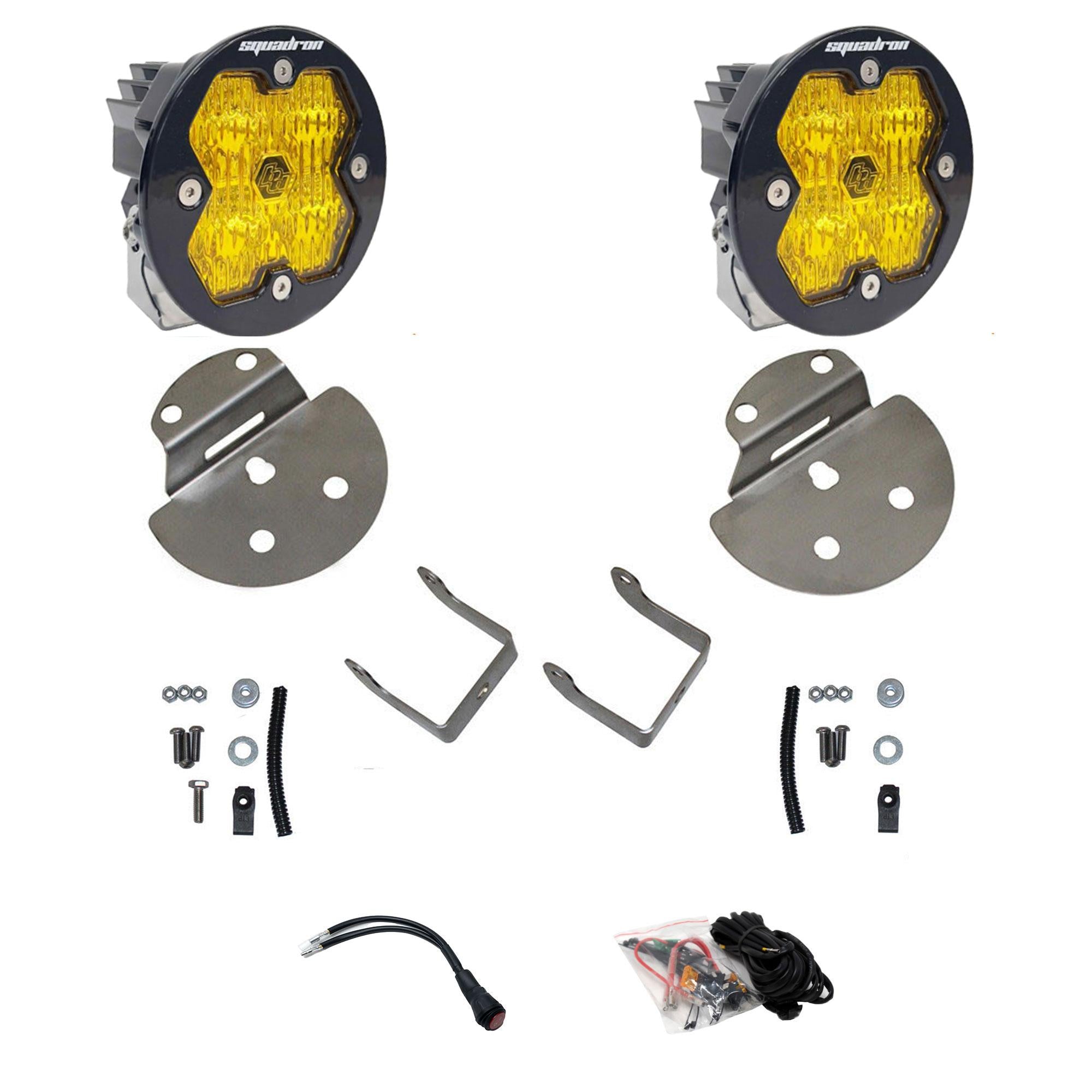 Squadron-R 2.0 Sport Fog Pocket Light Kit 2015-19 Colorado/Canyon/Silverado/Sierra/2500HD/3500HD Baja Designs