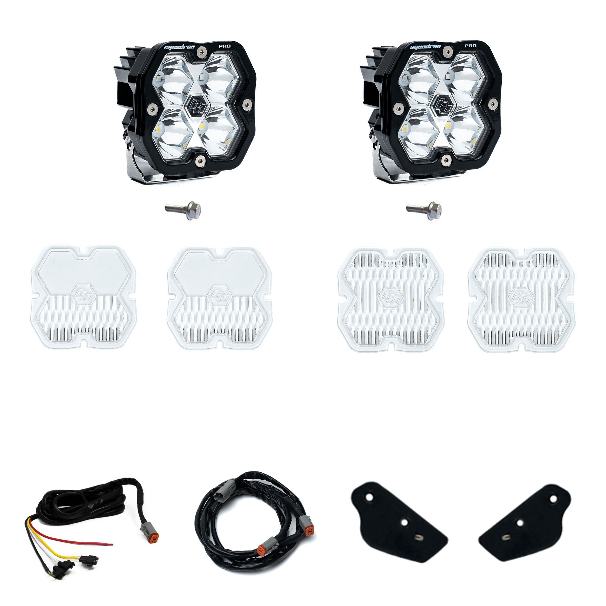 Squadron 2.0 Pro A-Pillar Light Kit Ford 2021-27 Bronco 2022-24 Bronco Raptor Baja Designs