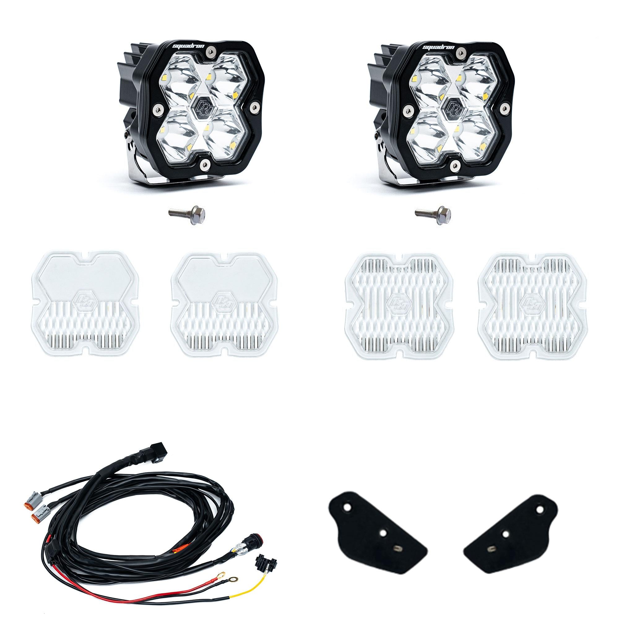 Squadron 2.0 Sport A-Pillar Light Kit Ford 2021-27 Bronco 2022-24 Bronco Raptor Baja Designs