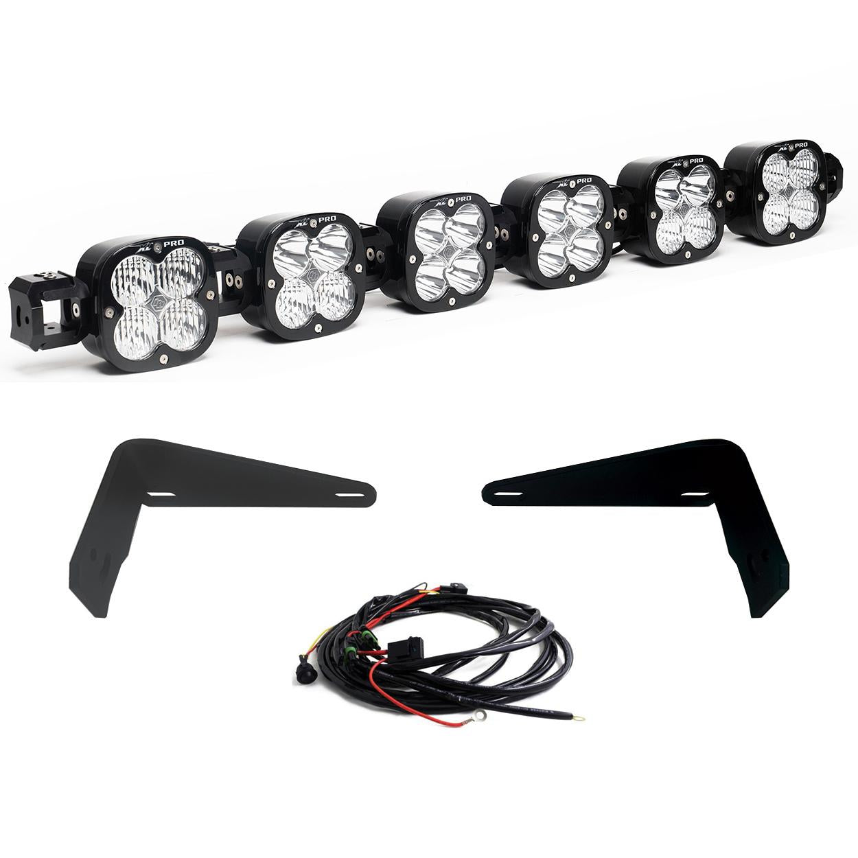 XL Pro Linkable Sport Bumper Light Kit 21-26 Bronco 22-26 Bronco Raptor w/ OE Steel Bumper (Multi-Pattern Clear Toggle Wiring) B