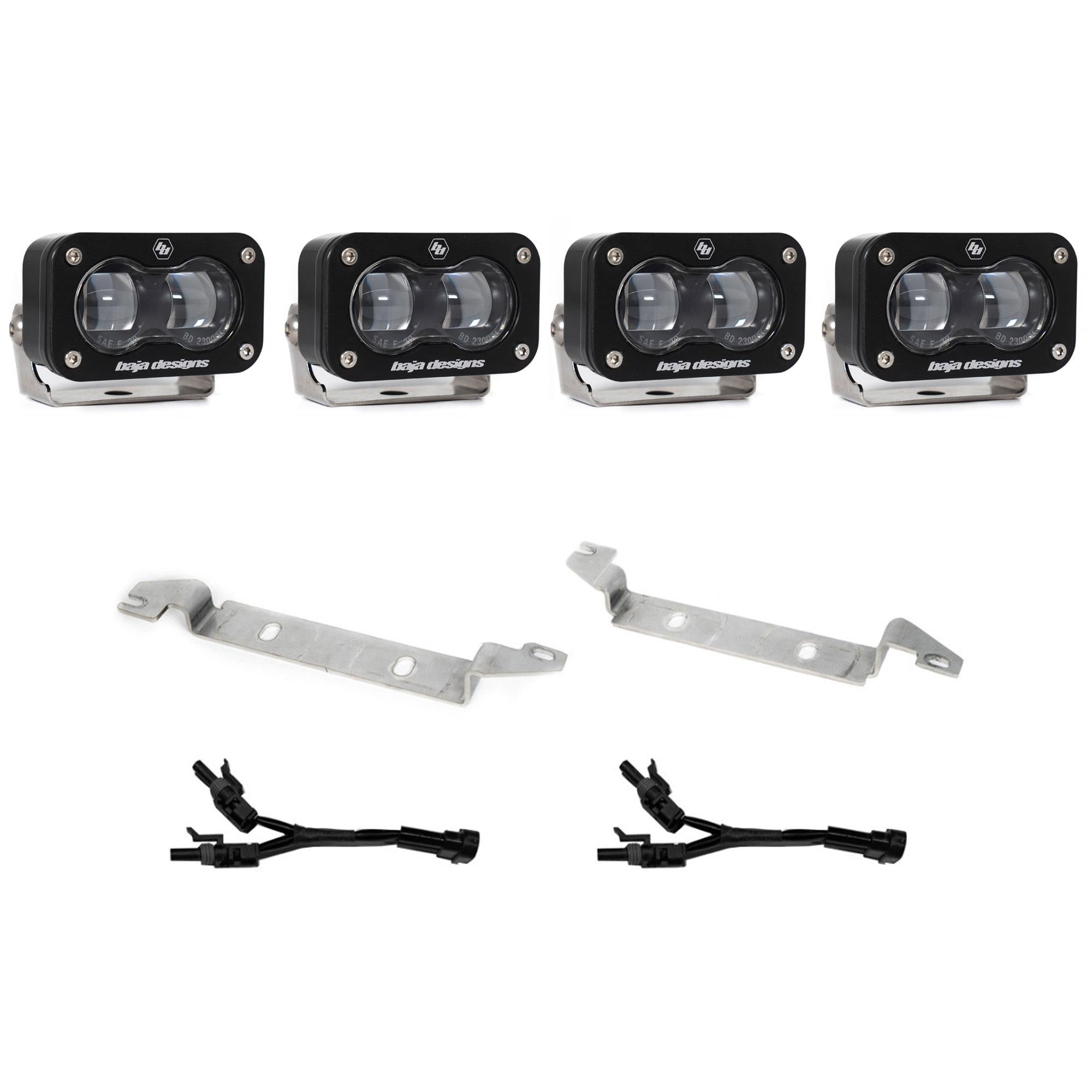S2 SAE OEM Fog Light Replacement Kit 2025-On Toyota 4Runner Non-TRD Pro Baja Designs