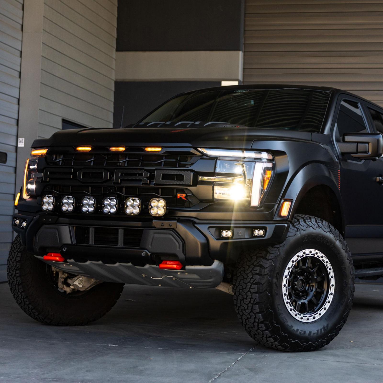 Ford 6 XL Linkable Bumper Light Kit 24-25 Ford F-150 Raptor R/37 Baja Designs