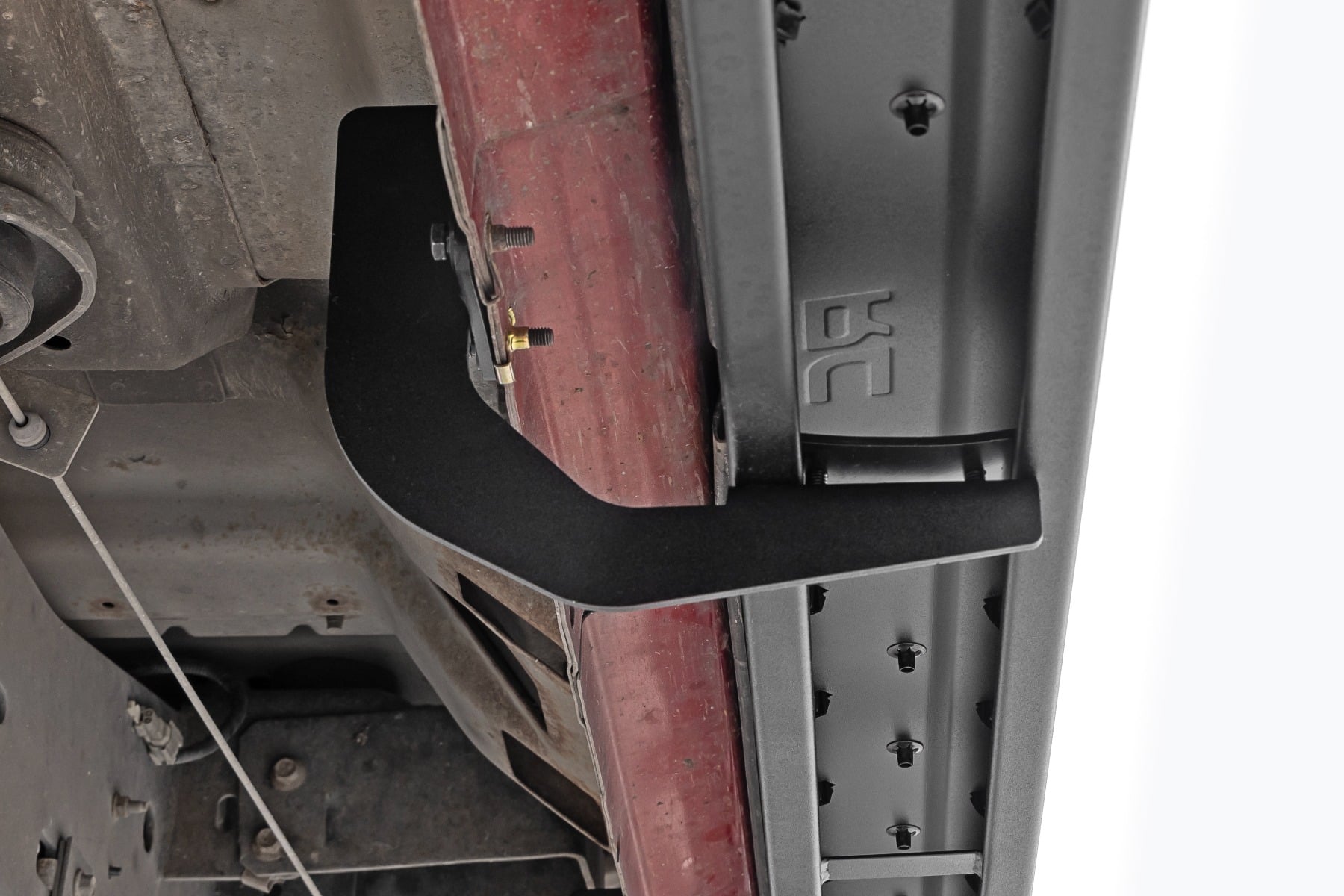 RPT2 Running Board Crew Cab Black Ford F-250/F-350 Super Duty (09-16) Rough Country