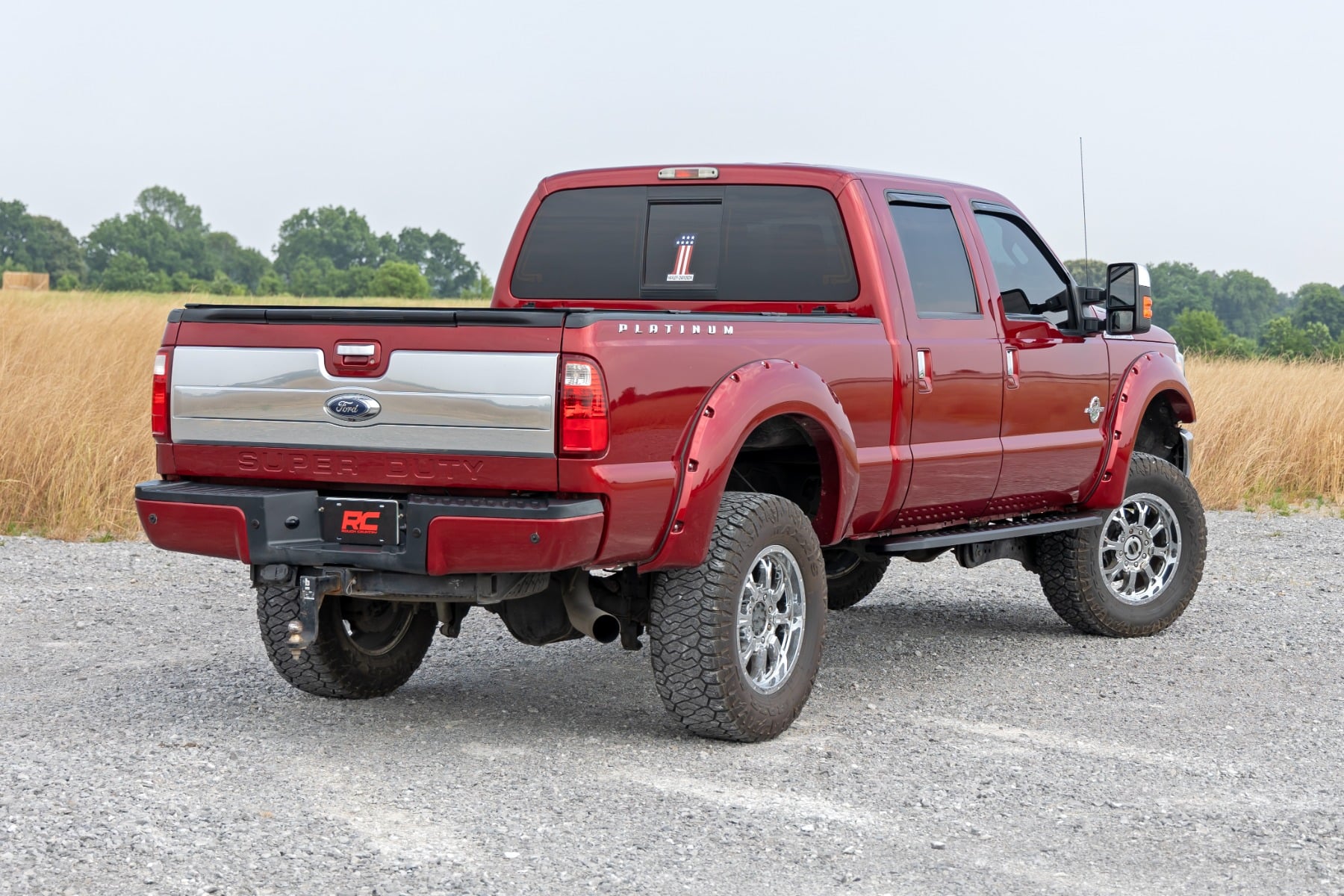 RPT2 Running Board Crew Cab Black Ford F-250/F-350 Super Duty (09-16) Rough Country