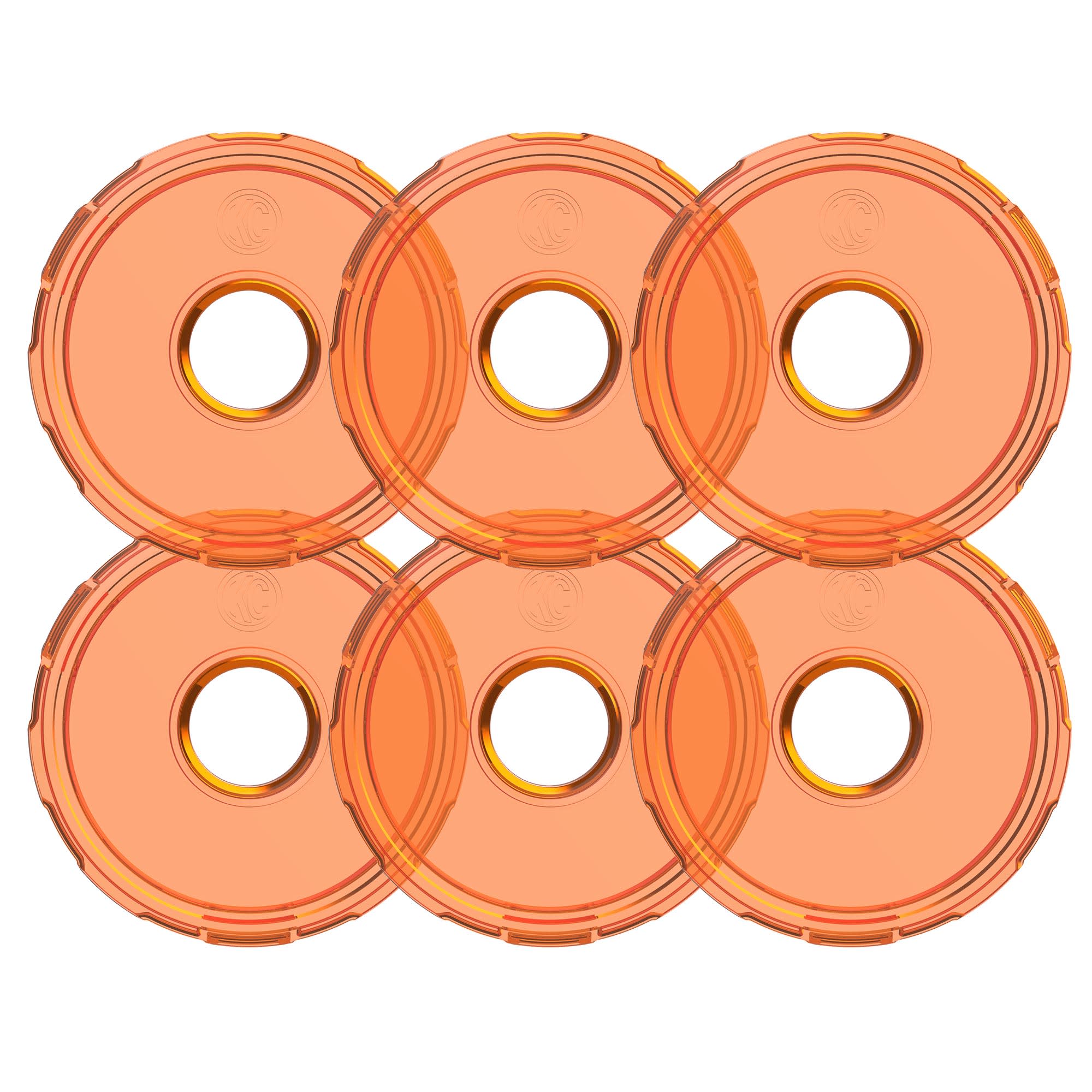 Cyclone 2.0 Replacement Lens Amber 6 Pack KC HiLiTES