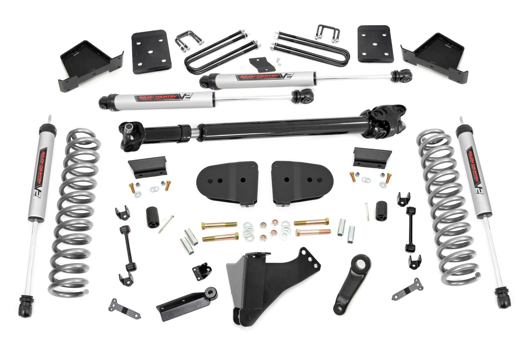 6 Inch Lift Kit OVLDS D/S V2 Ford F-250/F-350 Super Duty 4WD (23-25) Rough Country