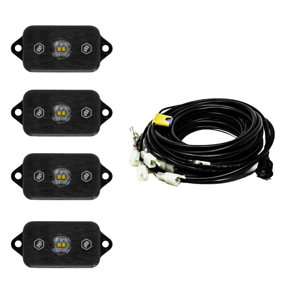 Universal Rock Light Kit White Baja Designs