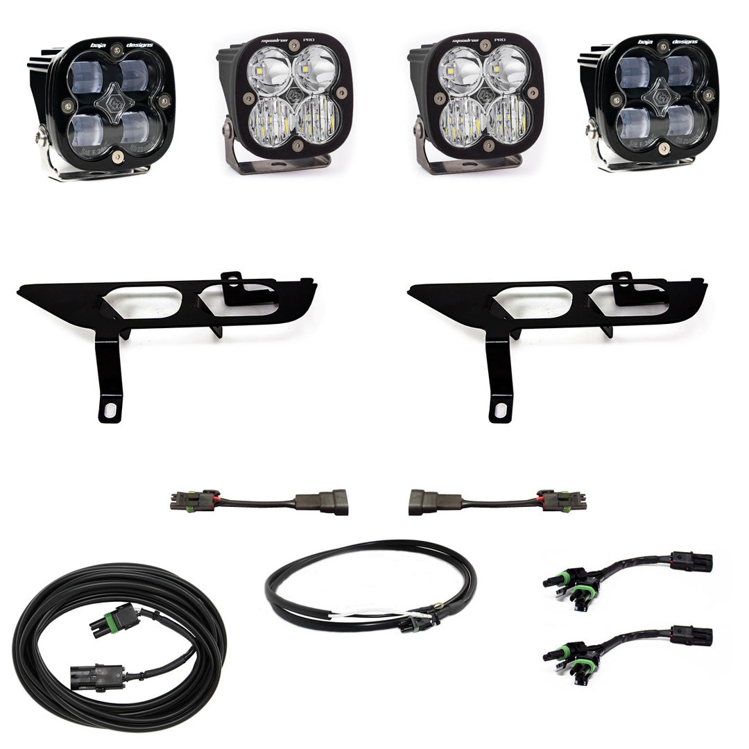F-150 Fog Pocket Kit SAE Clear/Sport DC 21-On Ford F-150 Baja Designs