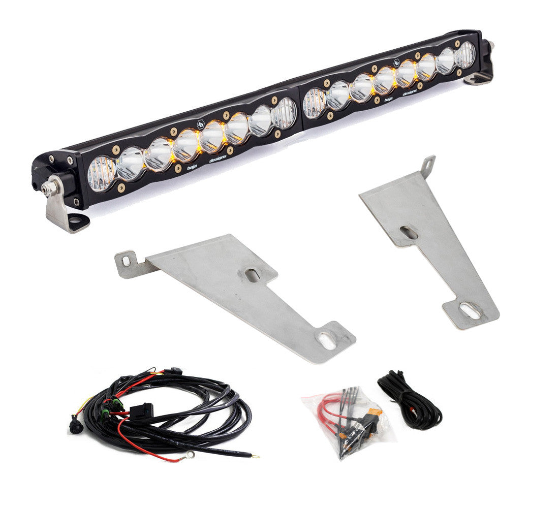 2022 Toyota Tundra 20 Inch S8 Behind Bumper Kit Clear Baja Designs