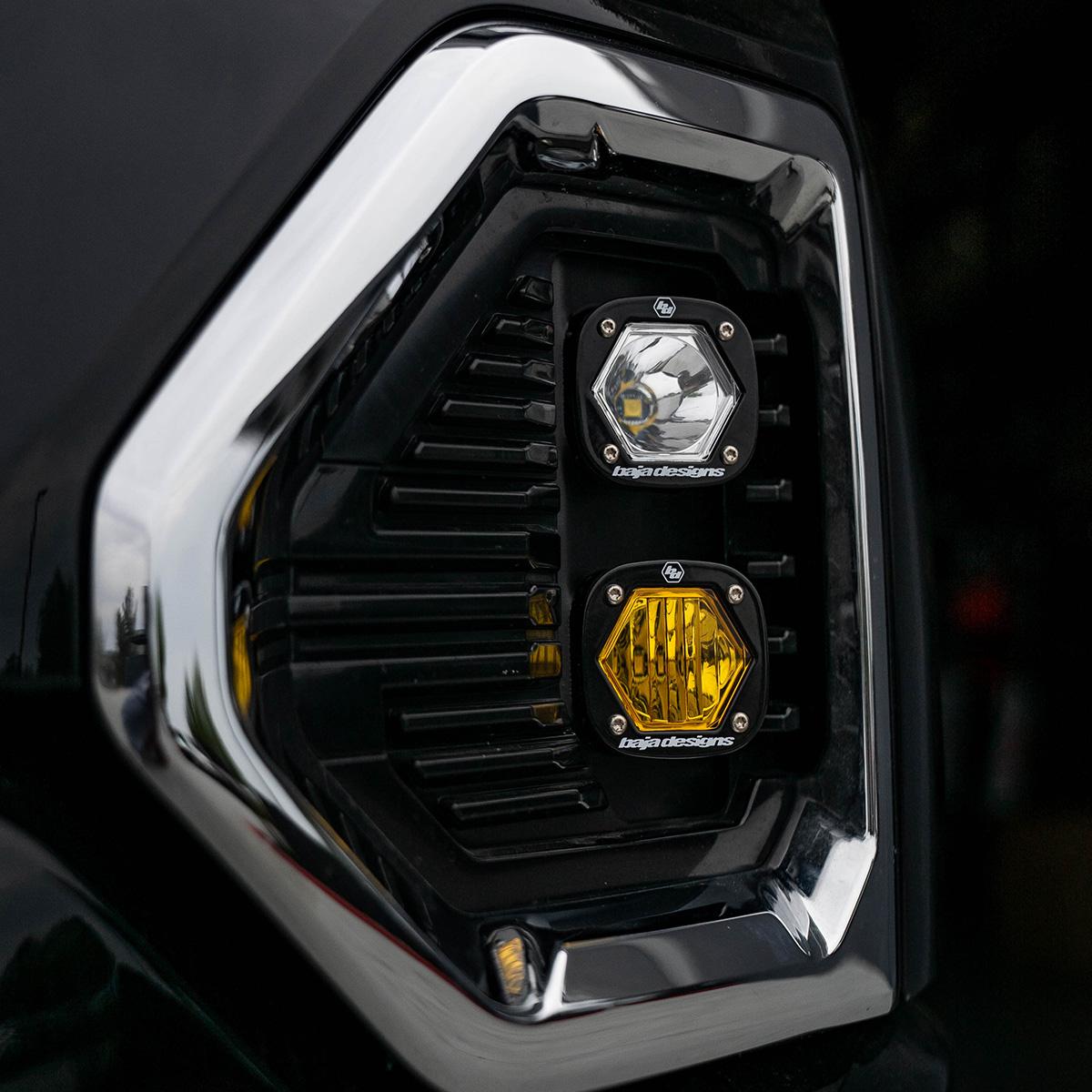 GMC 1500 (19-On) Clear Spot/Baja Amber W/C FPK Baja Designs