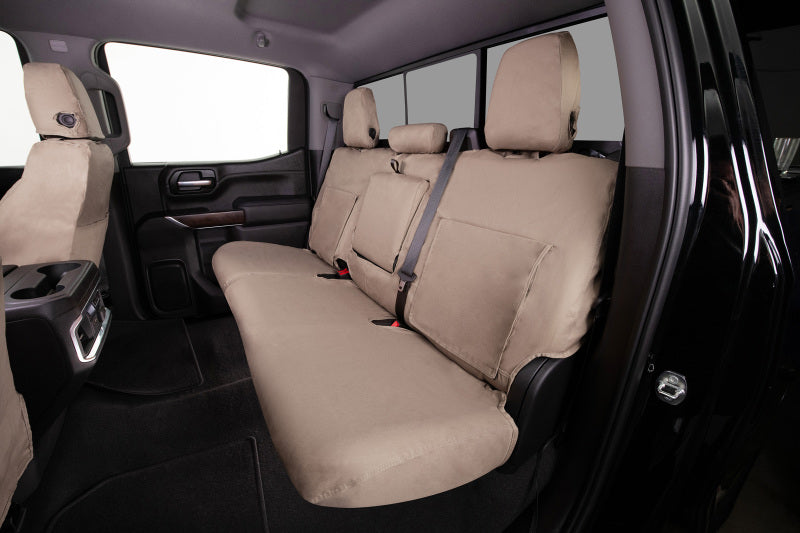 Covercraft 00-06 Ford Excursion Polycotton SeatSaver Custom Front Row Seat Covers - Taupe