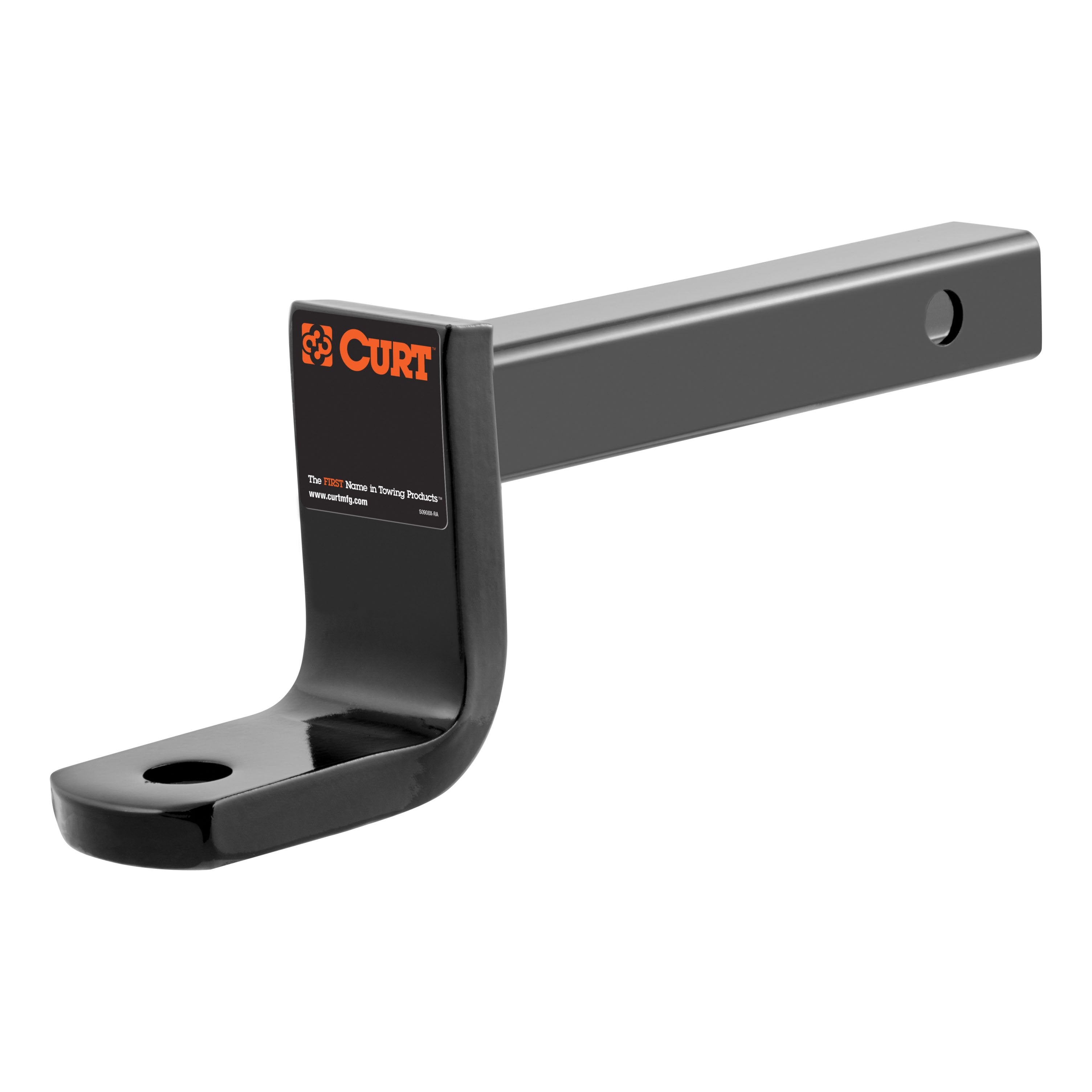 CURT Class 1 Trailer Hitch Ball Mount, Fits 1-1/4-Inch Receiver, 2,000 lbs, 3/4-Inch Hole, 3-1/4-Inch Drop, 2-5/8-Inch Rise Model 45026