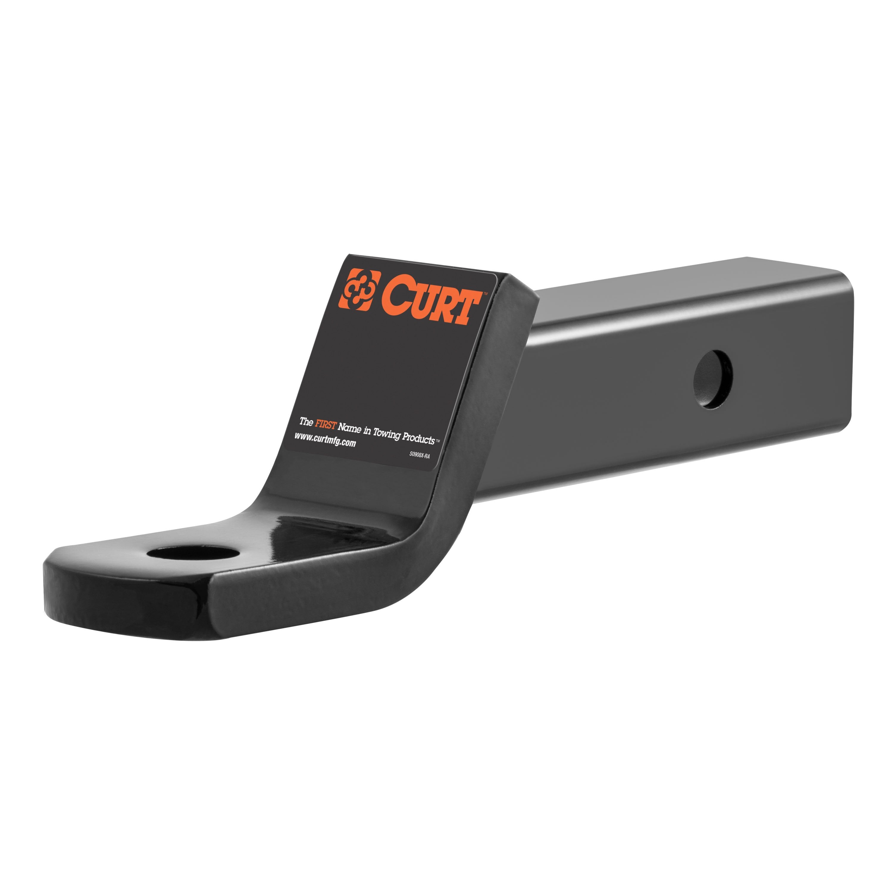 CURT Class 3 Trailer Hitch Ball Mount, Fits 2-Inch Receiver, 7,500 lbs, 1-Inch Hole, 2-In Drop, 3/4-Inch Rise Model 45030