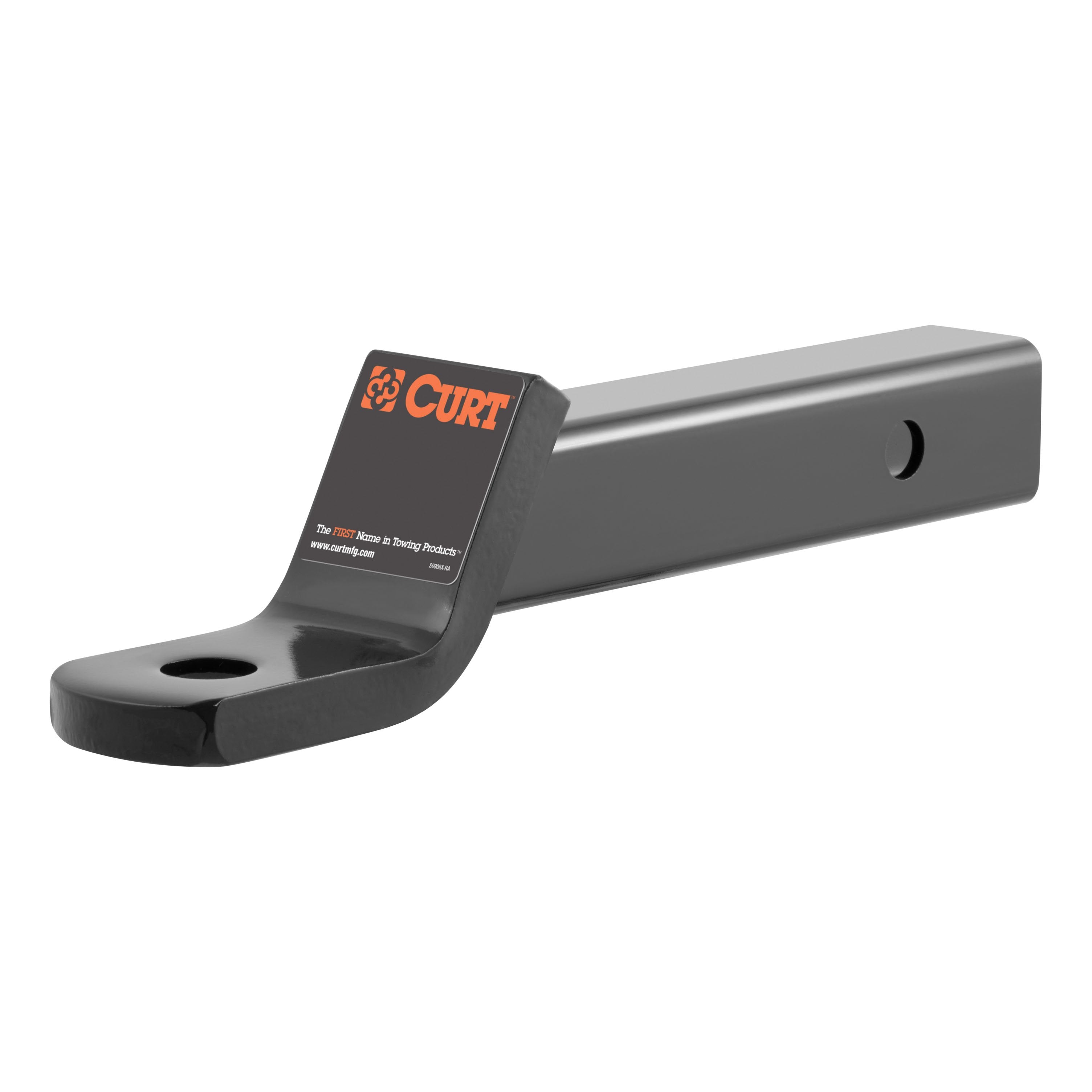 CURT Class 3 Trailer Hitch Ball Mount, Fits 2-Inch Receiver, 7,500 lbs, 1-Inch Hole, 2-In Drop, 3/4-Inch Rise Model 45040