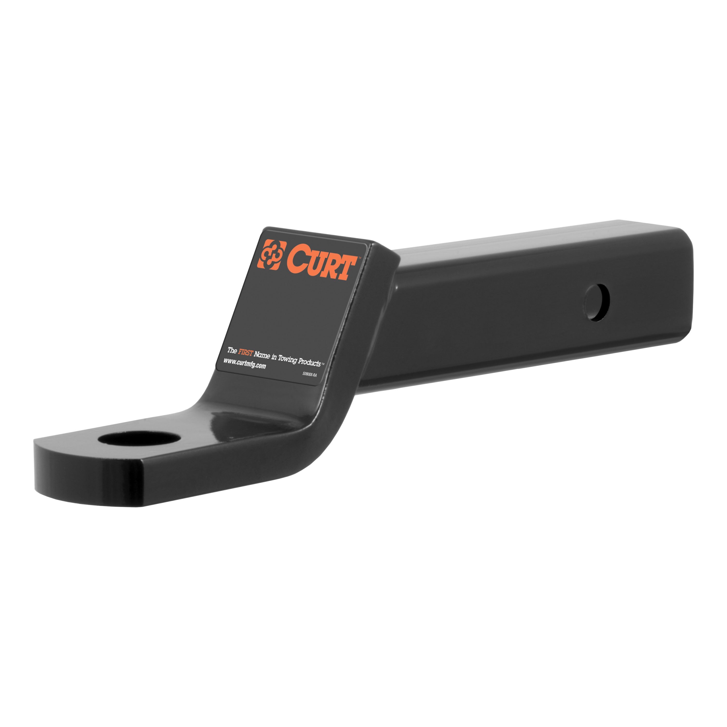 CURT Class 4 Trailer Hitch Ball Mount, Fits 2-Inch Receiver, 10,000 lbs, 1-1/4-Inch Hole, 2-In Drop, 1-Inch Rise Model 45310