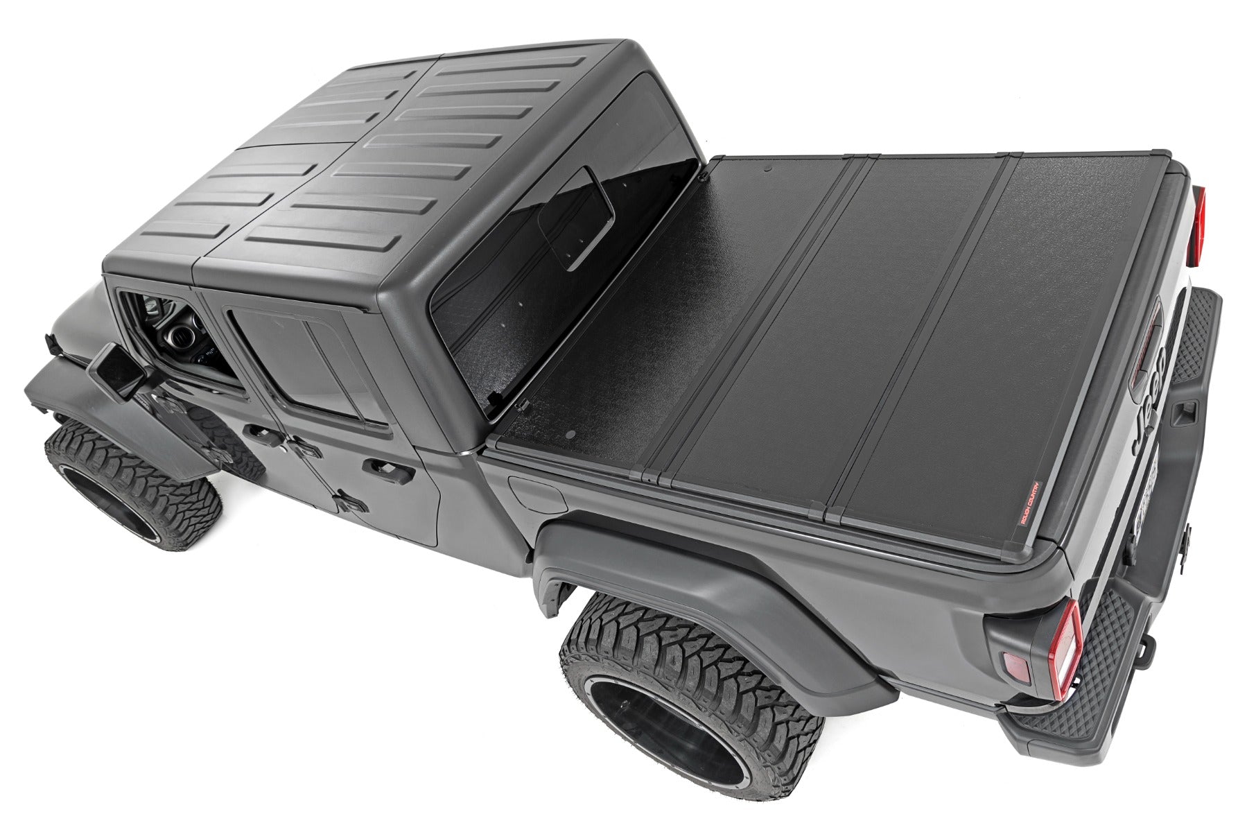 Hard Folding Bed Cover 5.0 Foot Bed 20-22 Jeep Gladiator JT 4WD Rough Country