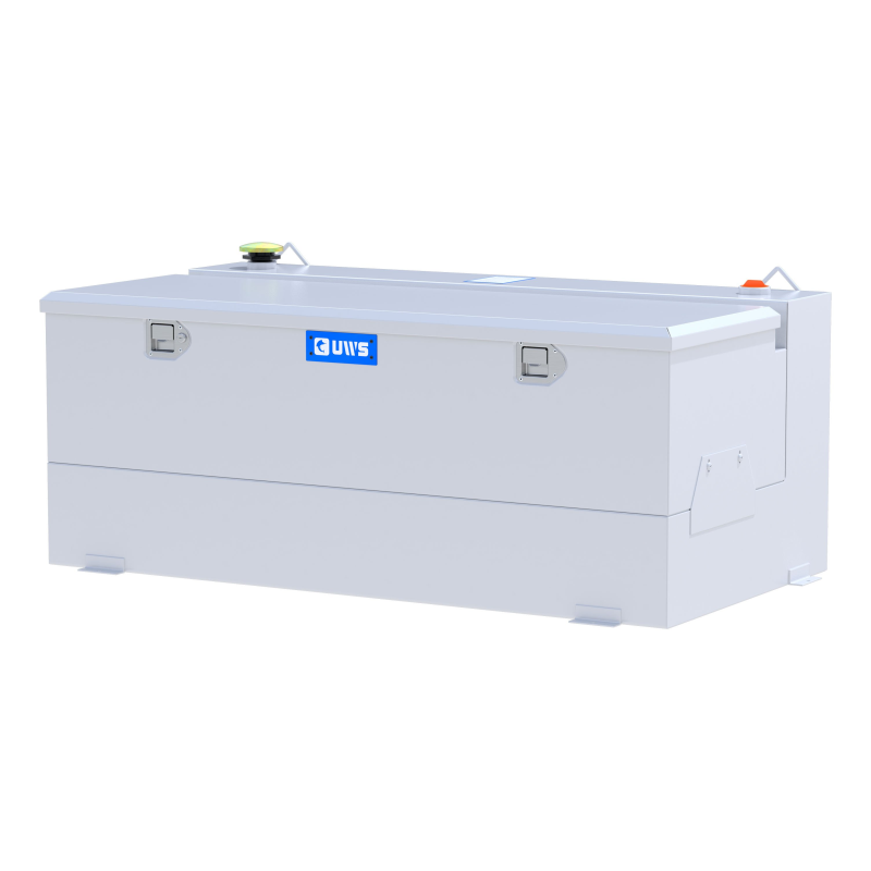 UWS White 100-Gallon Steel-Aluminum Combo Transfer Tank Model ST-100-COMBO-W