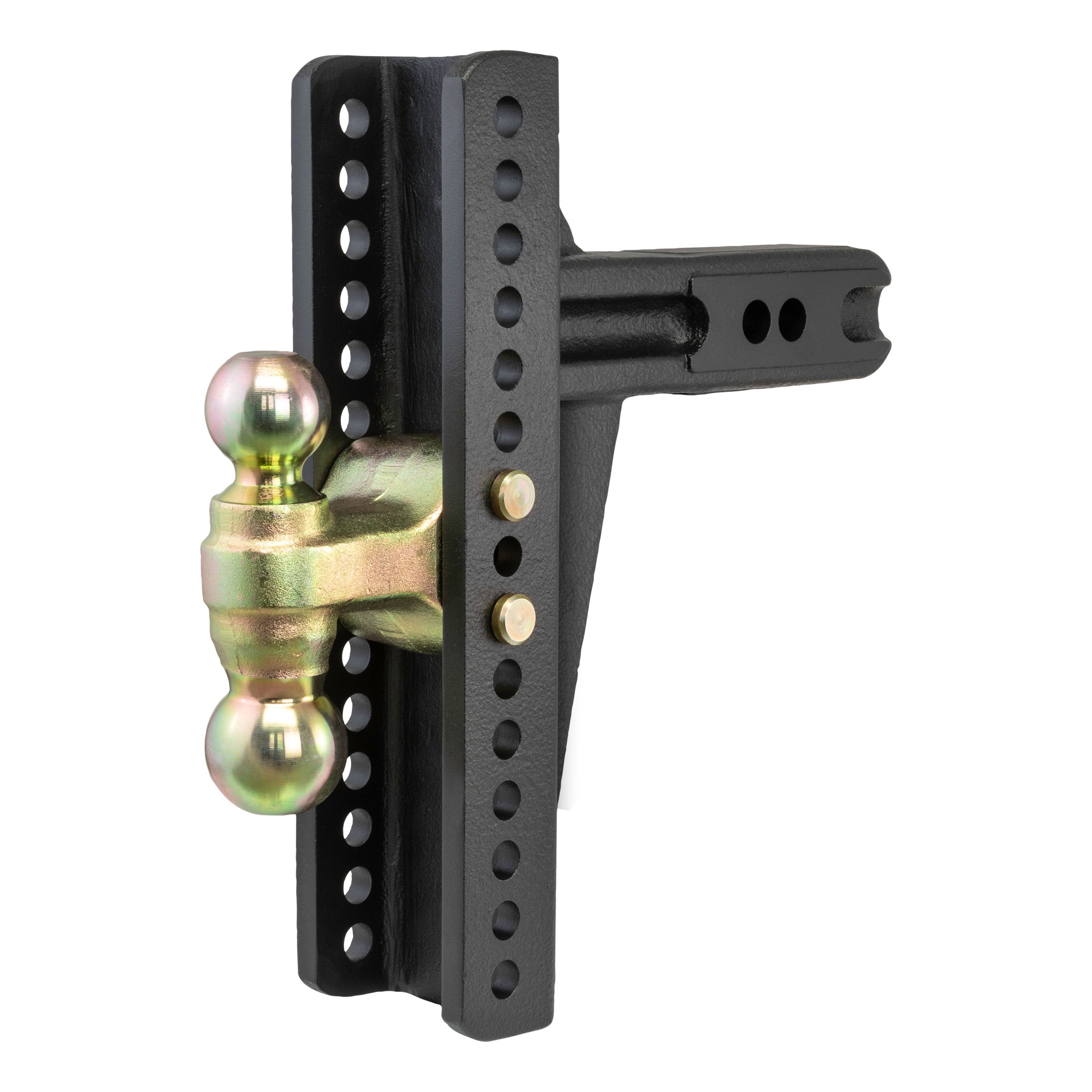 CURT Adjustable Trailer Hitch Ball Mount, 2-1/2-Inch Receiver, 10-3/8-Inch Drop, 2 and 2-5/16-Inch Balls, 20,000 lbs Model 45927