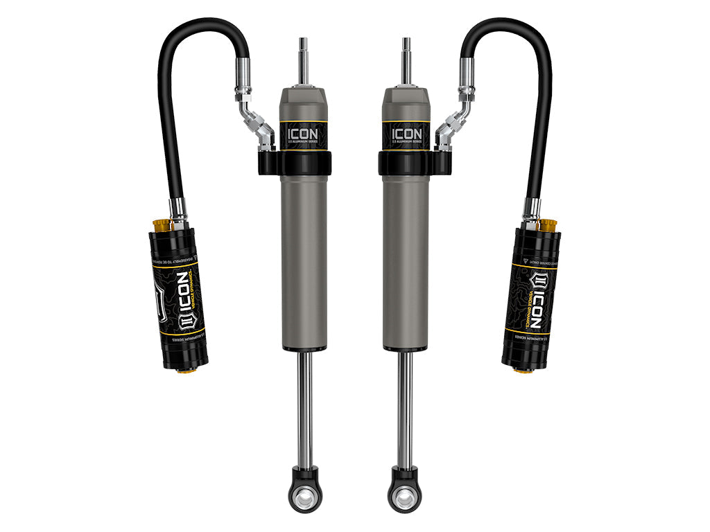 ICON 2025 Toyota 4Runner, 0-3” Lift, Rear, V.S. 2.5 Aluminum Series Shock Absorbers, Remote Reservoir w/ CDCV, Pair