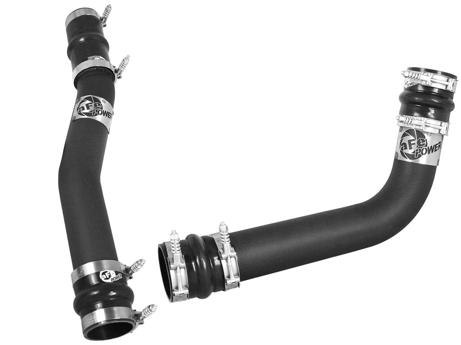 BladeRunner 3 Inch Aluminum Hot and Cold Charge Pipe Kit Black Dodge Diesel Trucks 03-07 L6-5.9L (td) aFe Power
