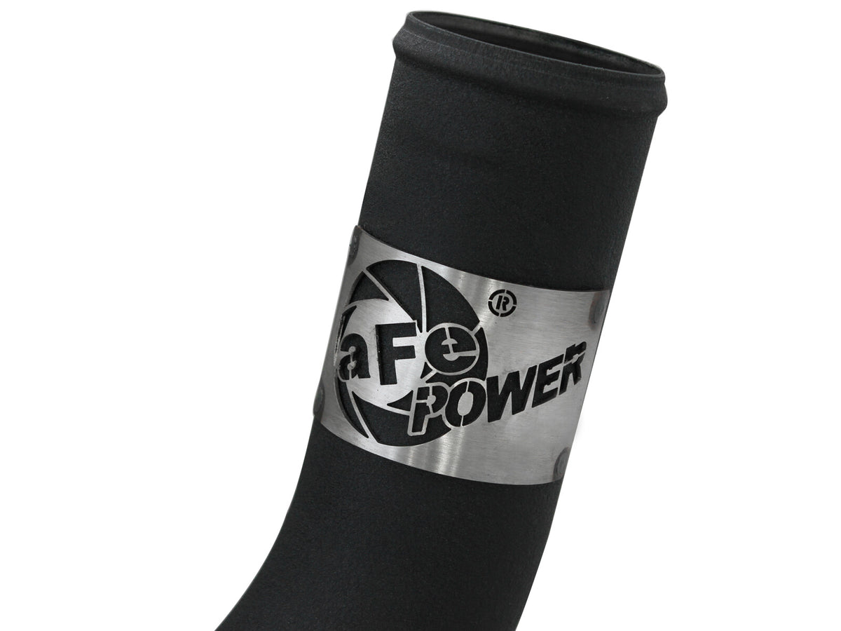 BladeRunner 3 Inch Aluminum Hot Charge Pipe Black Dodge Diesel Trucks 03-07 L6-5.9L (td) aFe Power