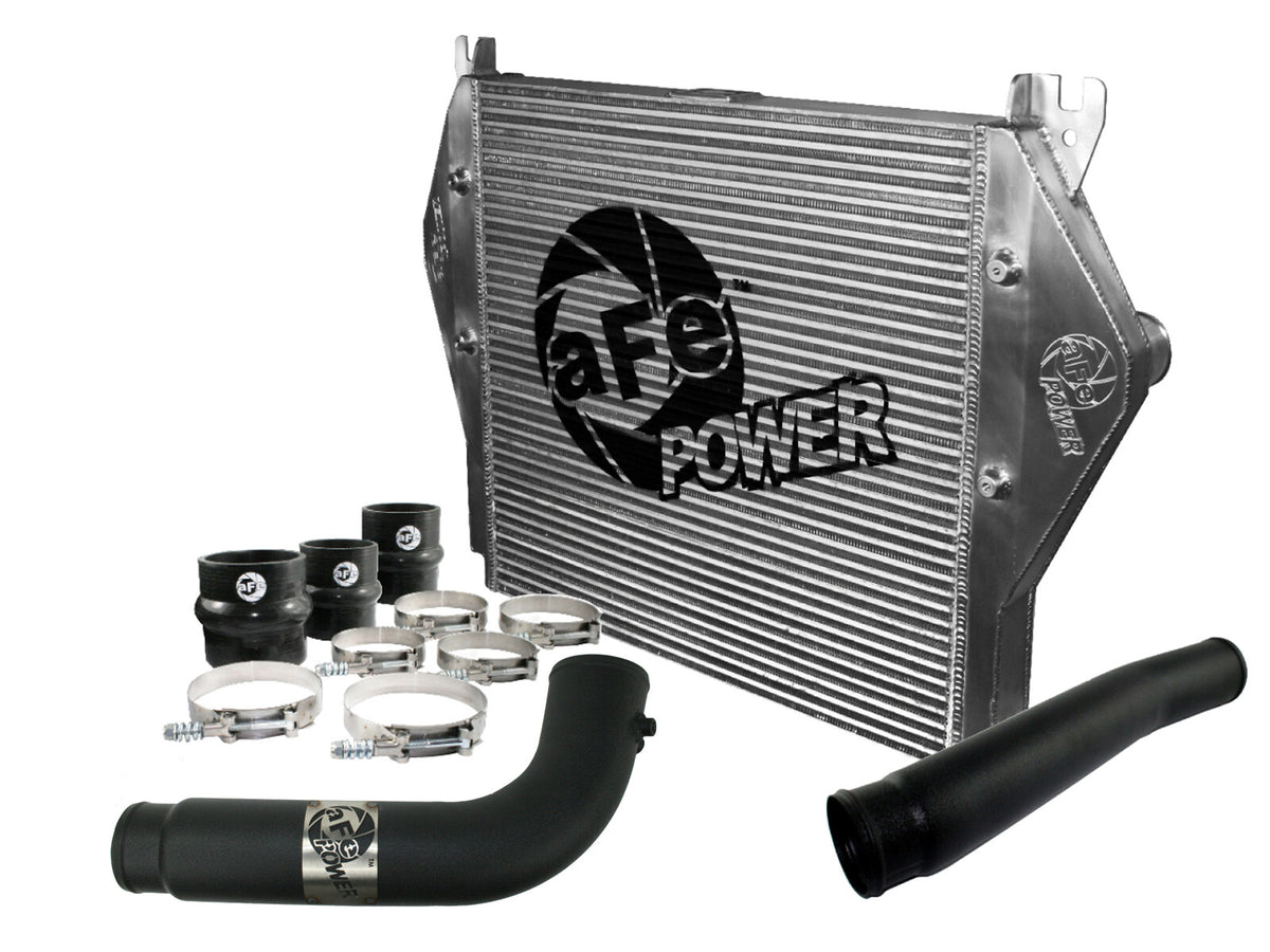 BladeRunner GT Series Intercooler Kit w/ Tubes Black Dodge Diesel Trucks 07.5-09 L6-6.7L (td) aFe Power