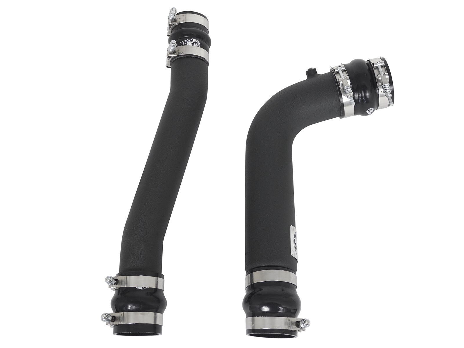 BladeRunner 3 Inch & 3-1/2 Inch Aluminum Hot and Cold Charge Pipe Kit Black Dodge Diesel Trucks 07.5-09 L6-6.7L (td) aFe Power