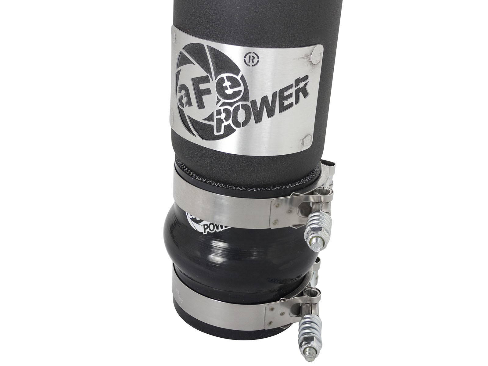 BladeRunner 3 Inch & 3-1/2 Inch Aluminum Hot and Cold Charge Pipe Kit Black Dodge Diesel Trucks 07.5-09 L6-6.7L (td) aFe Power