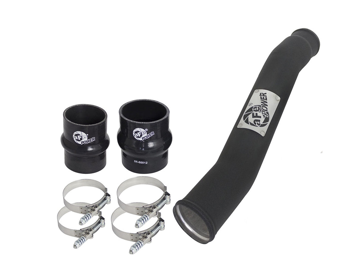 BladeRunner 3 Inch Aluminum Hot Charge Pipe Black Dodge Diesel Trucks 07.5-09 L6-6.7L (td) aFe Power