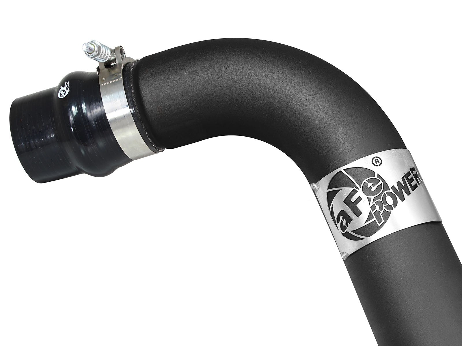 BladeRunner 3 Inch Aluminum Hot Charge Pipe Black GM Diesel Trucks 01-04 V8-6.6L (td) LB7 aFe Power