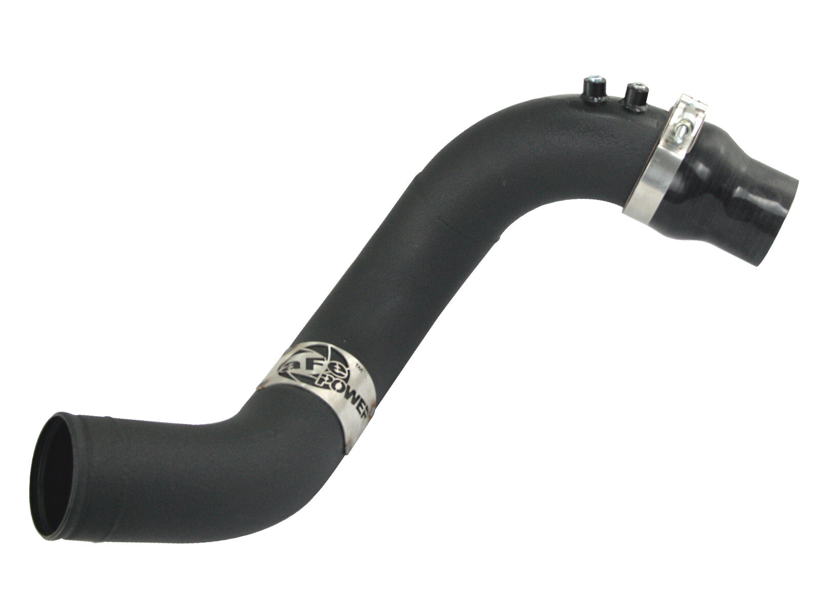 BladeRunner 3 Inch Aluminum Cold Charge Pipe Black GM Diesel Trucks 04.5-05 V8-6.6L (td) Lly aFe Power
