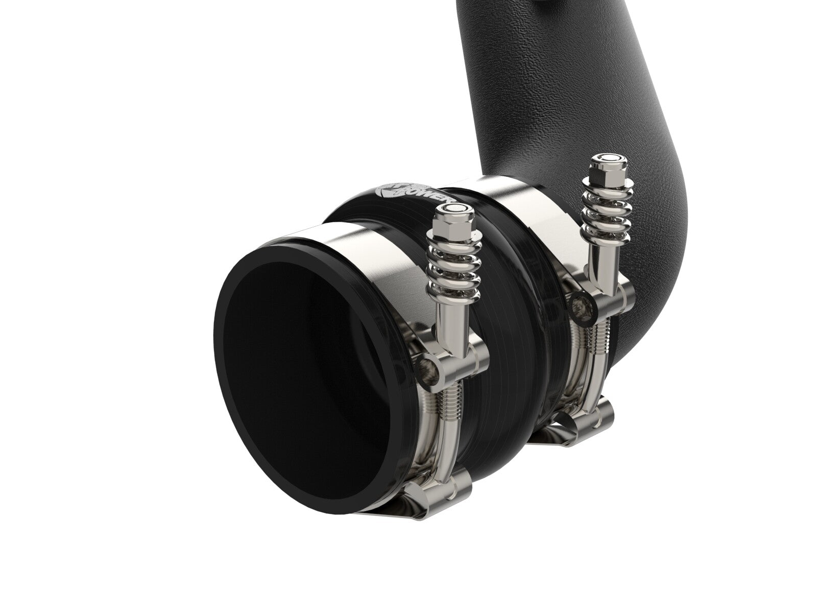 BladeRunner 3 Inch Aluminum Hot Charge Pipe Black GM Diesel Trucks 04.5-10 V8-6.6L (td) Lly/Lbz/Lmm aFe Power