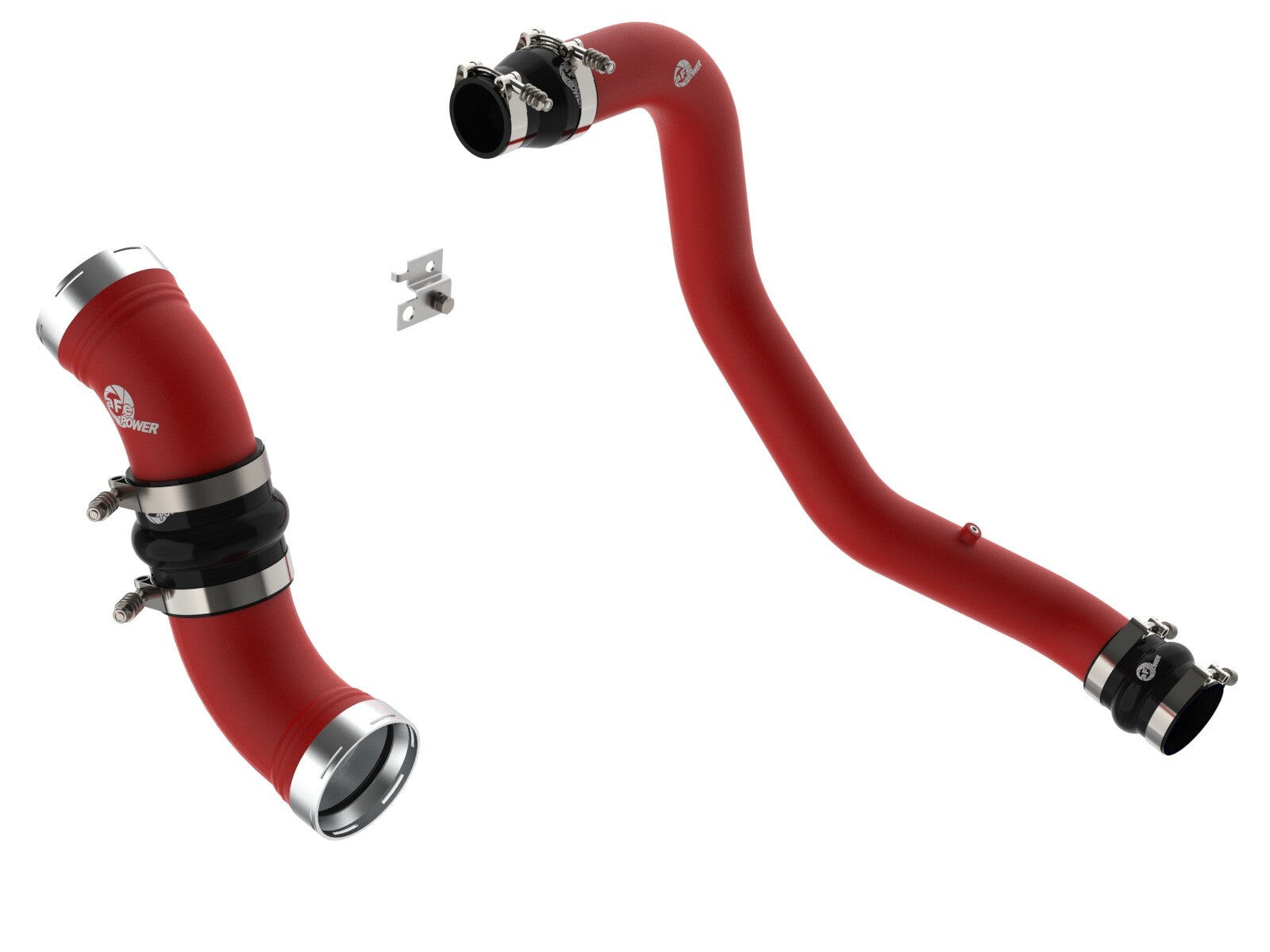 BladeRunner 3 Inch & 3-1/2 Inch Aluminum Hot and Cold Charge Pipe Kit GM Diesel Trucks 06-10 V8-6.6L (td) Lbz/Lmm aFe Power