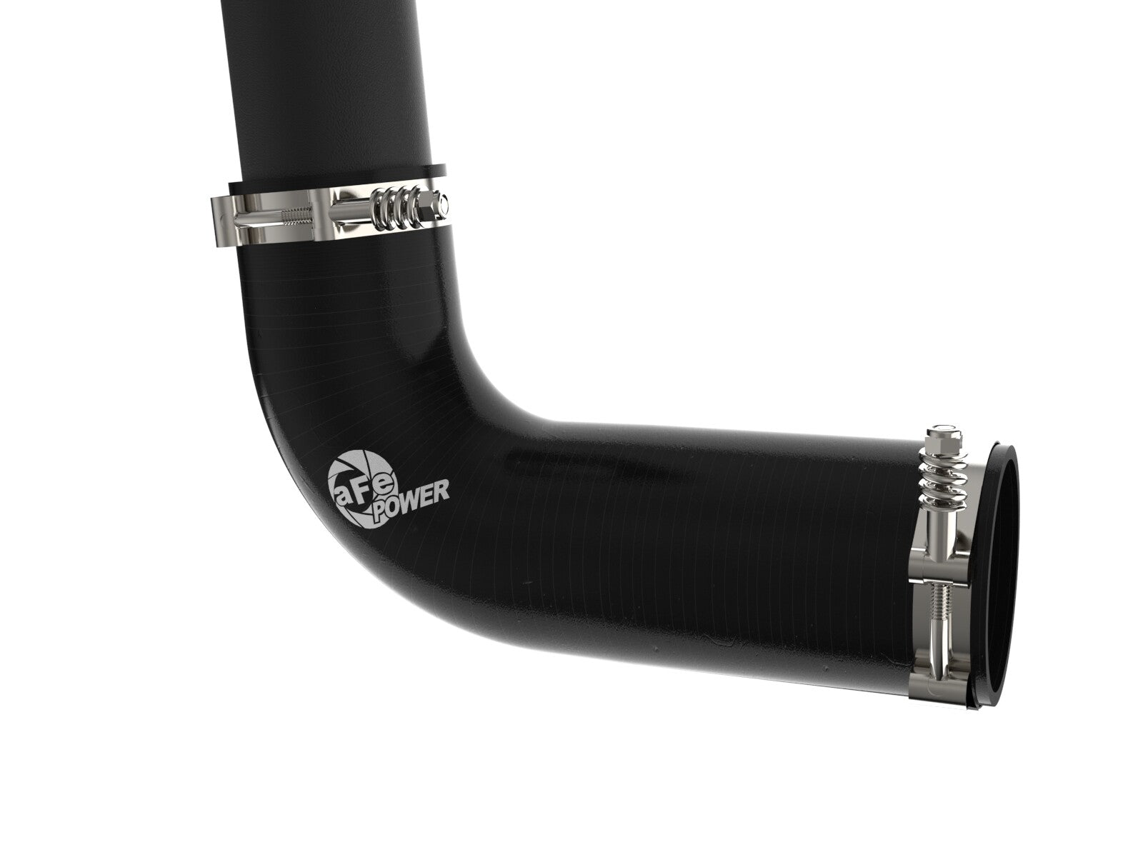BladeRunner 3 Inch Aluminum Hot and Cold Charge Pipe Kit Black Ford Diesel Trucks 08-10 V8-6.4L (td) aFe Power
