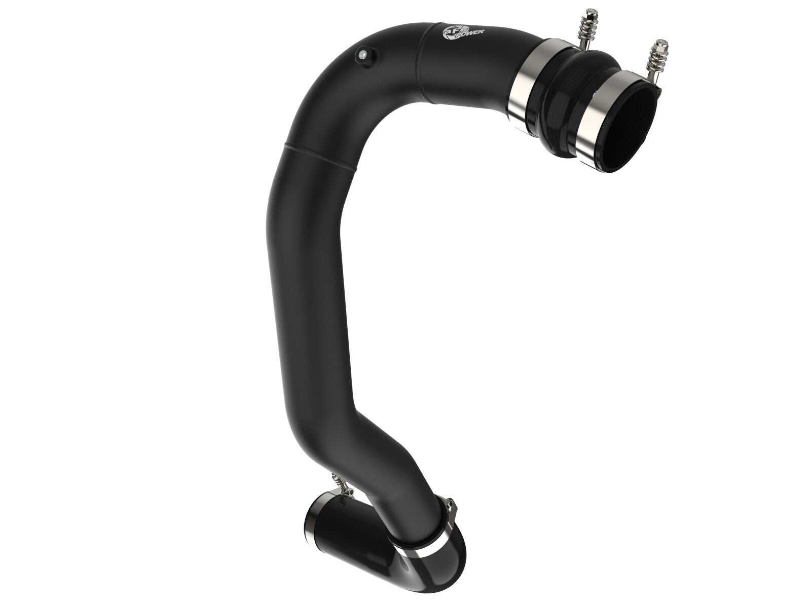 BladeRunner 3 Inch Aluminum Hot Charge Pipe Black Ford Diesel Trucks 08-10 V8-6.4L (td) aFe Power