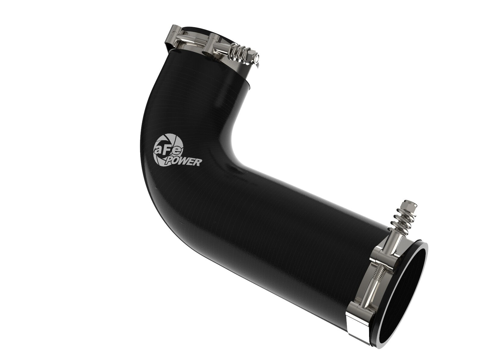 BladeRunner 3 Inch Aluminum Hot Charge Pipe Black Ford Diesel Trucks 08-10 V8-6.4L (td) aFe Power