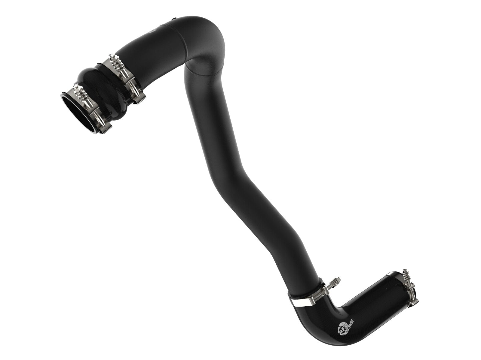BladeRunner 3 Inch Aluminum Hot Charge Pipe Black Ford Diesel Trucks 08-10 V8-6.4L (td) aFe Power