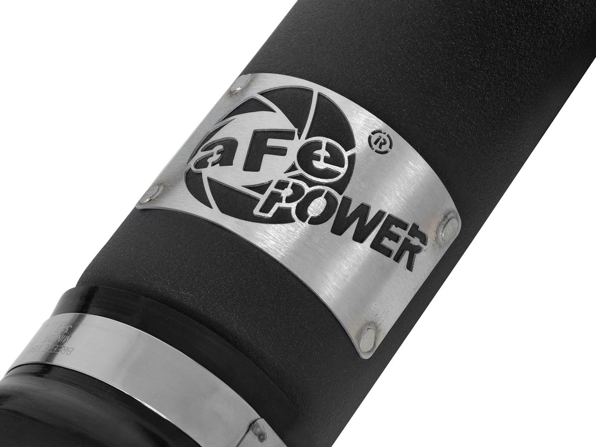 BladeRunner 2-3/4 Inch Aluminum Hot Charge Pipe Black Dodge Diesel Trucks 10-12 L6-6.7L (td) aFe Power