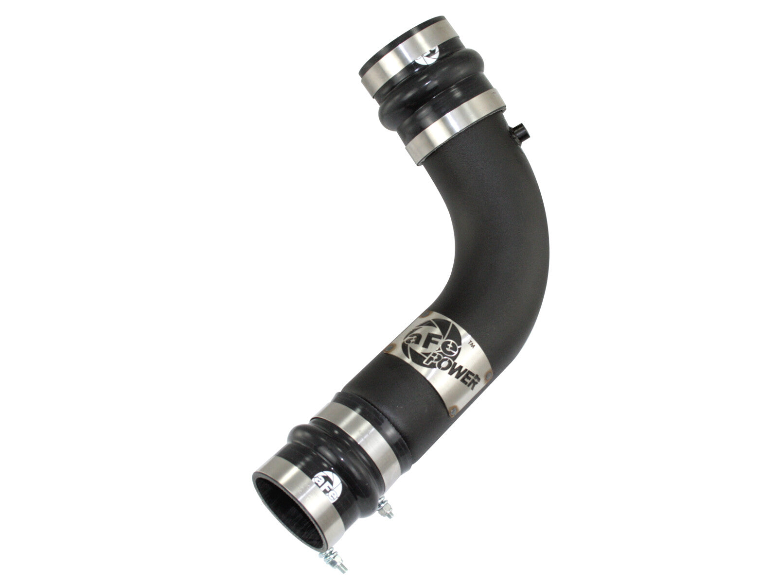 BladeRunner 3-1/2 Inch Aluminum Cold Charge Pipe Black Dodge Diesel Trucks 10-12 L6-6.7L (td) aFe Power
