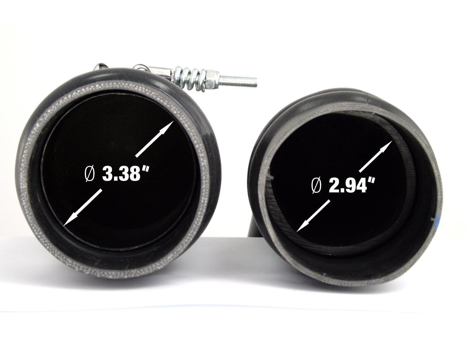 BladeRunner 3-1/2 Inch Aluminum Cold Charge Pipe Black Dodge Diesel Trucks 10-12 L6-6.7L (td) aFe Power