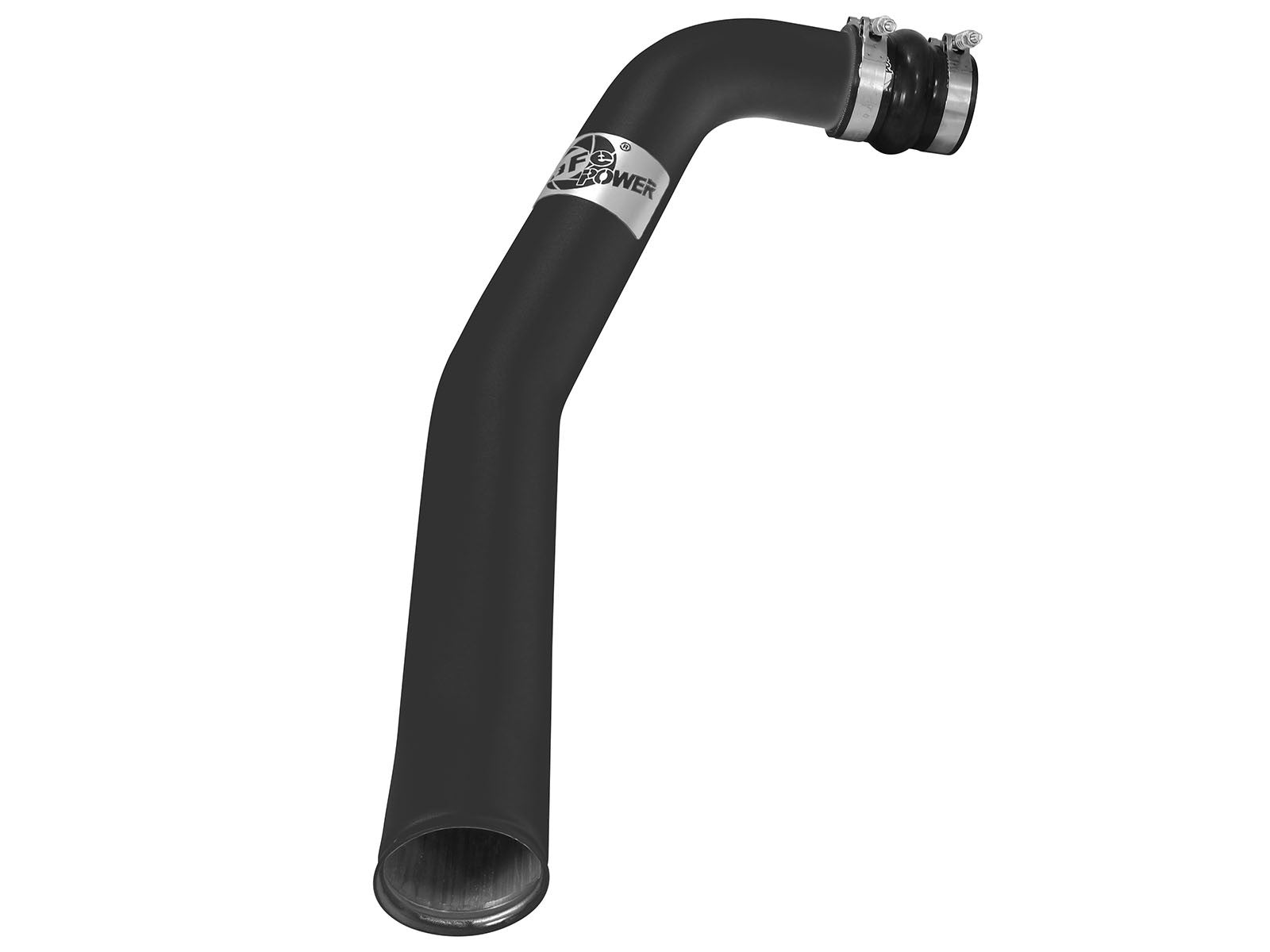 BladeRunner 3 Inch Aluminum Cold Charge Pipe Black Ford Diesel Trucks 99-03 V8-7.3L (td) aFe Power