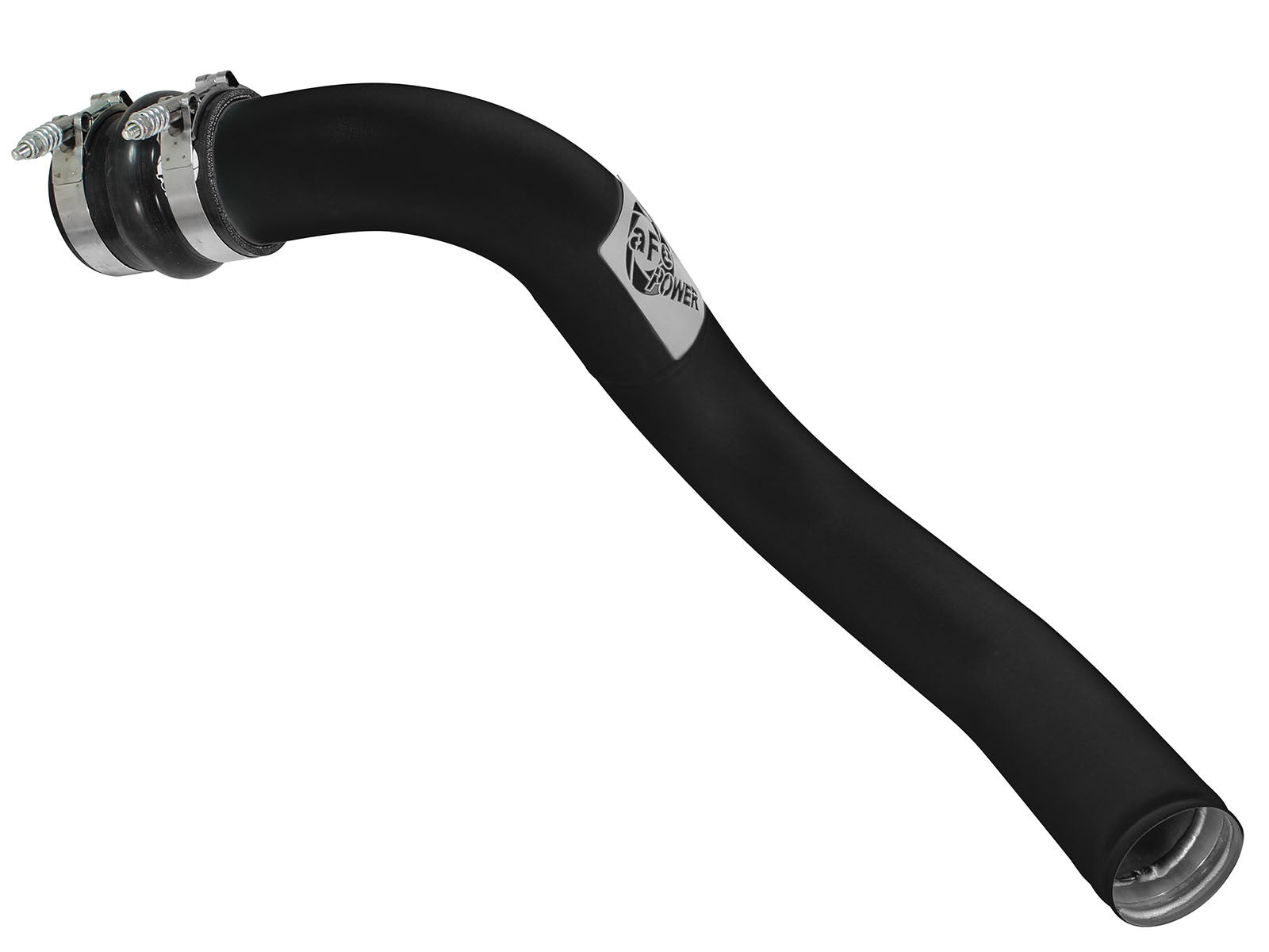 BladeRunner 3 Inch Aluminum Hot Charge Pipe Black Ford Diesel Trucks 99-03 V8-7.3L (td) aFe Power