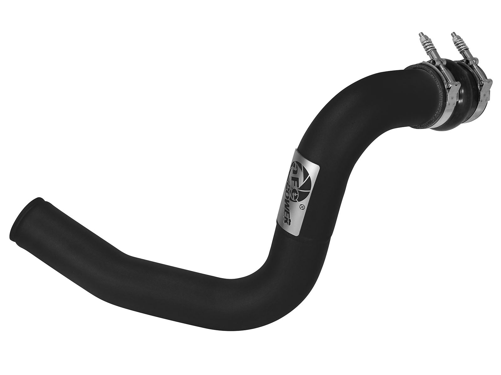 BladeRunner 3 Inch Aluminum Hot Charge Pipe Black Ford Diesel Trucks 99-03 V8-7.3L (td) aFe Power