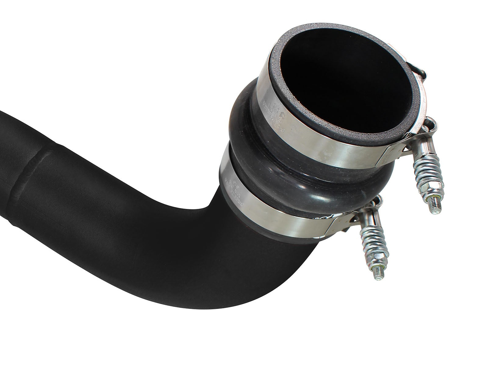 BladeRunner 3 Inch Aluminum Hot Charge Pipe Black Ford Diesel Trucks 99-03 V8-7.3L (td) aFe Power